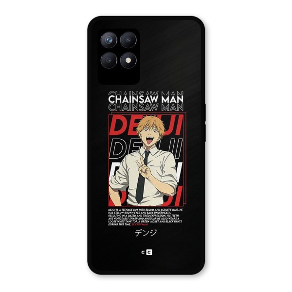 Denji Chainsaw Man Metal Back Case for Realme 8i