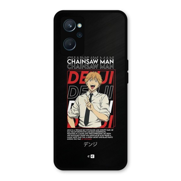 Denji Chainsaw Man Metal Back Case for Realme 9i