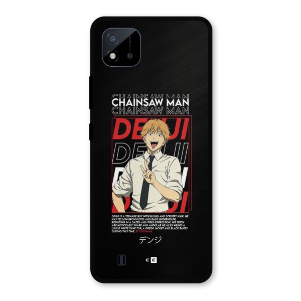 Denji Chainsaw Man Metal Back Case for Realme C11 2021