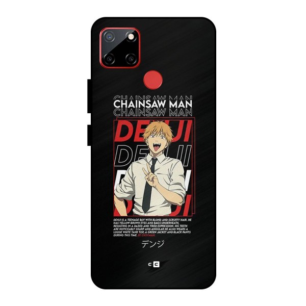 Denji Chainsaw Man Metal Back Case for Realme C12