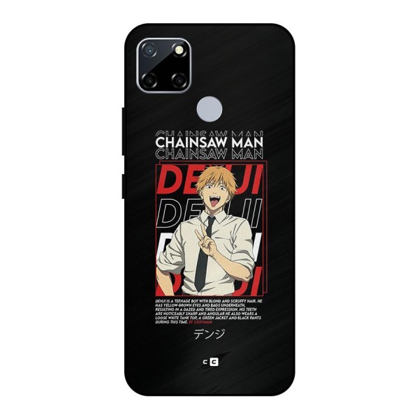 Denji Chainsaw Man Metal Back Case for Realme Narzo 20