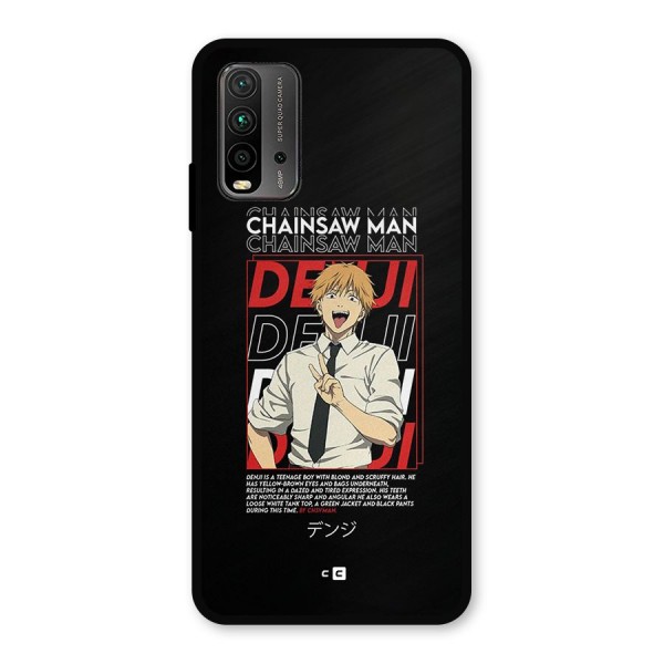 Denji Chainsaw Man Metal Back Case for Redmi 9 Power