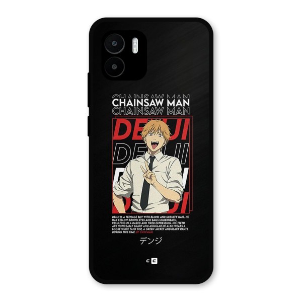 Denji Chainsaw Man Metal Back Case for Redmi A1