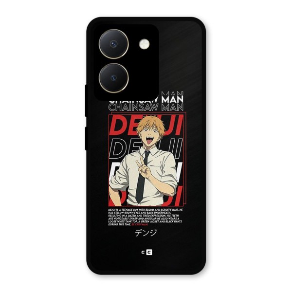 Denji Chainsaw Man Metal Back Case for Vivo Y36