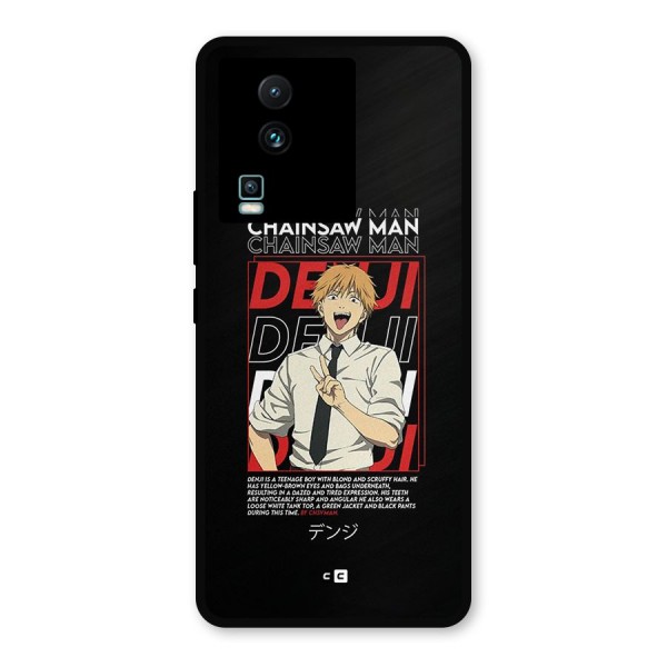 Denji Chainsaw Man Metal Back Case for iQOO Neo 7