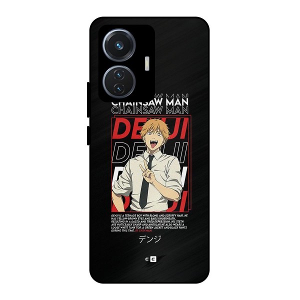 Denji Chainsaw Man Metal Back Case for iQOO Z6 44W