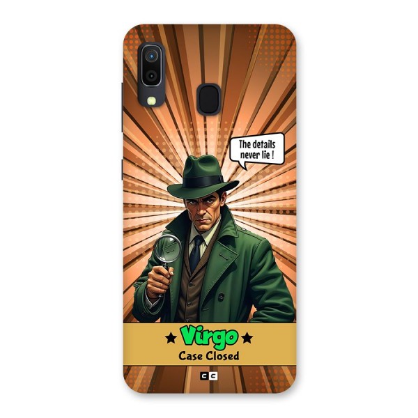 Detective Virgo Back Case for Galaxy A20