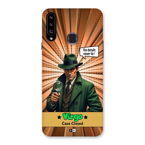 Detective Virgo Back Case for Galaxy A20s