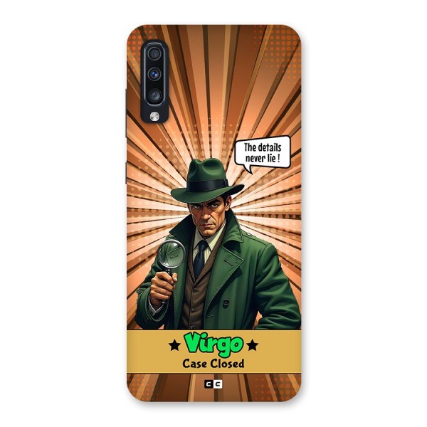 Detective Virgo Back Case for Galaxy A70s