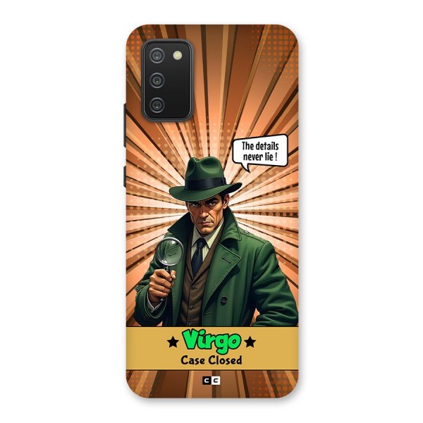 Detective Virgo Back Case for Galaxy F02s