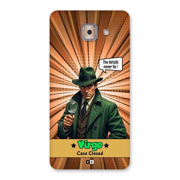 Detective Virgo Back Case for Galaxy J7 Max