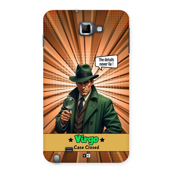 Detective Virgo Back Case for Galaxy Note