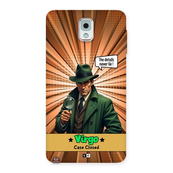 Detective Virgo Back Case for Galaxy Note 3