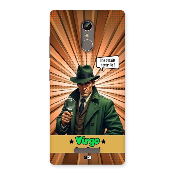 Detective Virgo Back Case for Gionee S6s