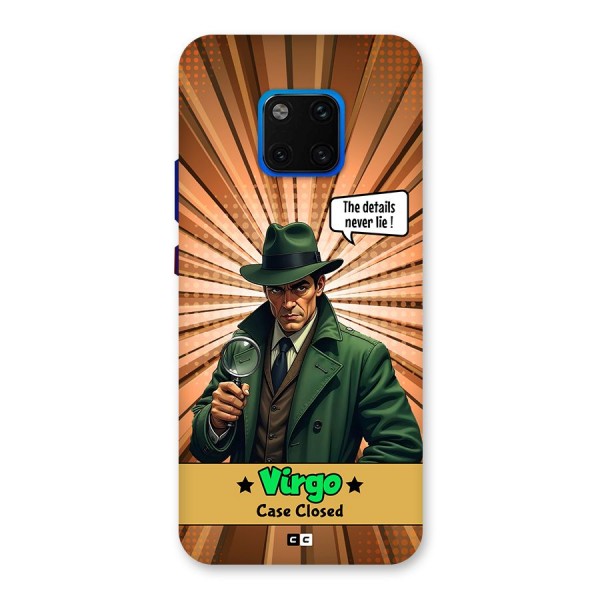 Detective Virgo Back Case for Huawei Mate 20 Pro