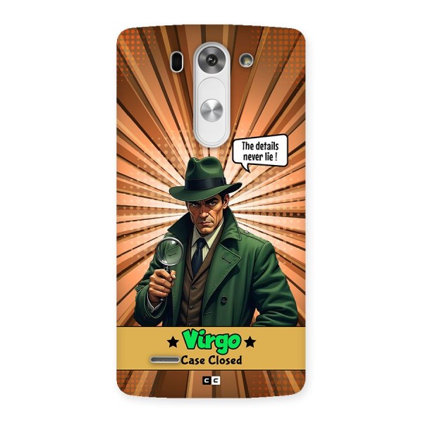 Detective Virgo Back Case for LG G3 Beat