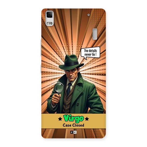 Detective Virgo Back Case for Lenovo A7000