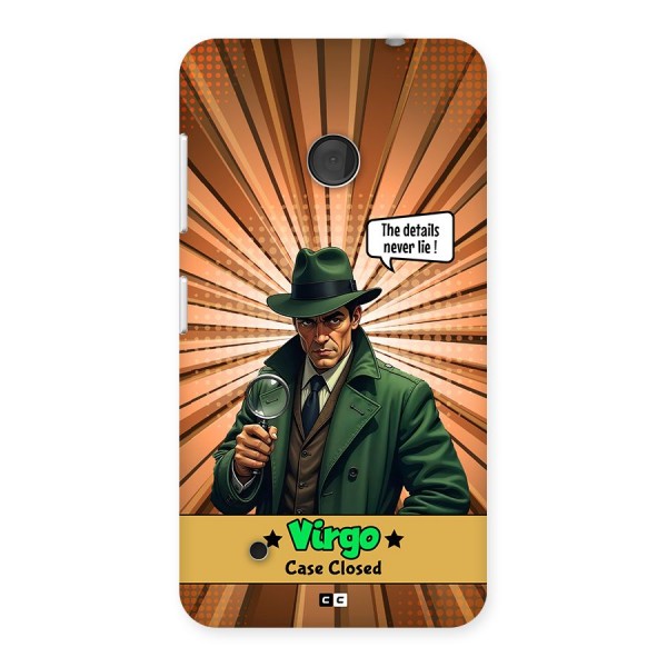 Detective Virgo Back Case for Lumia 530