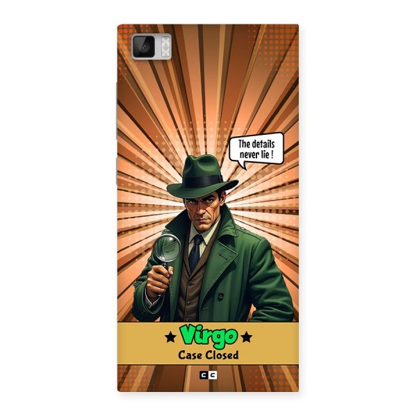 Detective Virgo Back Case for Mi3