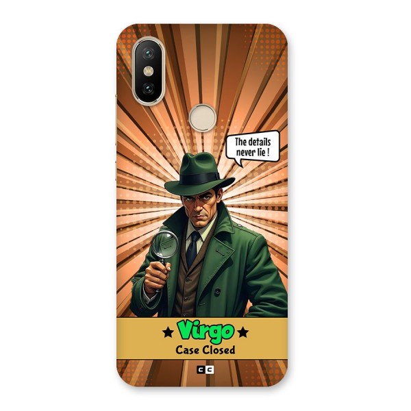 Detective Virgo Back Case for Mi A2