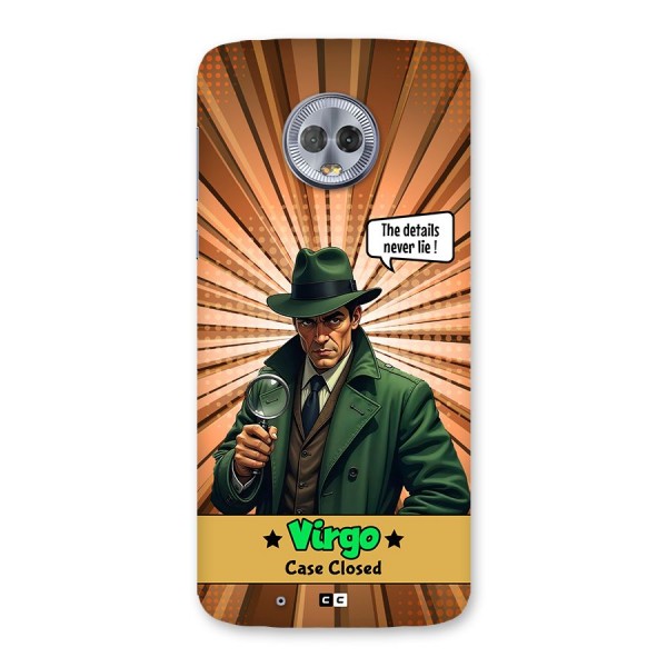 Detective Virgo Back Case for Moto G6