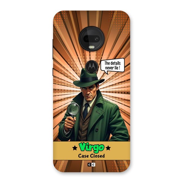 Detective Virgo Back Case for Moto G7