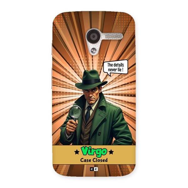 Detective Virgo Back Case for Moto X