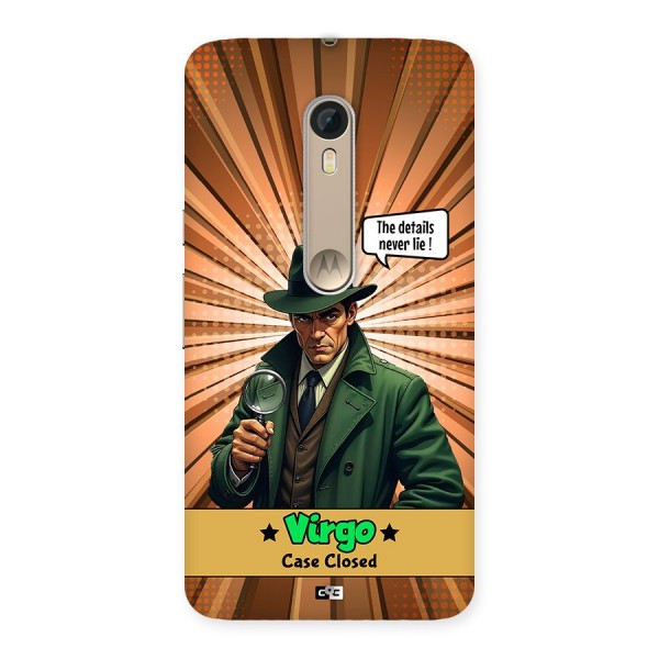 Detective Virgo Back Case for Moto X Style