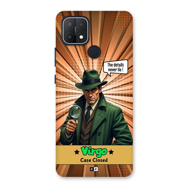 Detective Virgo Back Case for Oppo A15