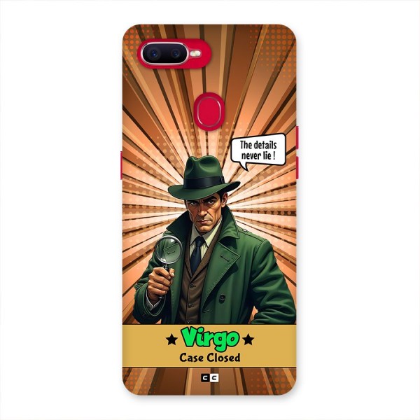 Detective Virgo Back Case for Oppo F9 Pro