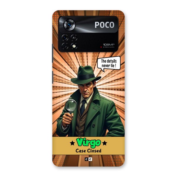 Detective Virgo Back Case for Poco X4 Pro 5G