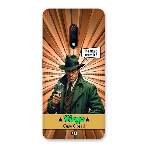 Detective Virgo Back Case for Realme X