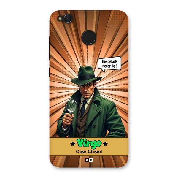 Detective Virgo Back Case for Redmi 4