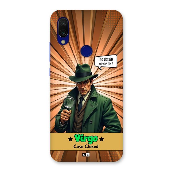 Detective Virgo Back Case for Redmi 7