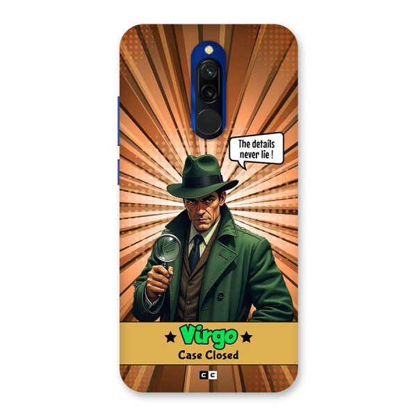 Detective Virgo Back Case for Redmi 8