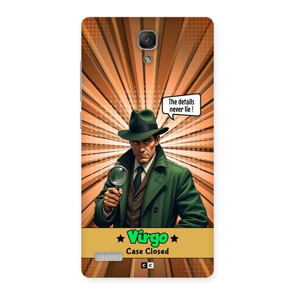 Detective Virgo Back Case for Redmi Note