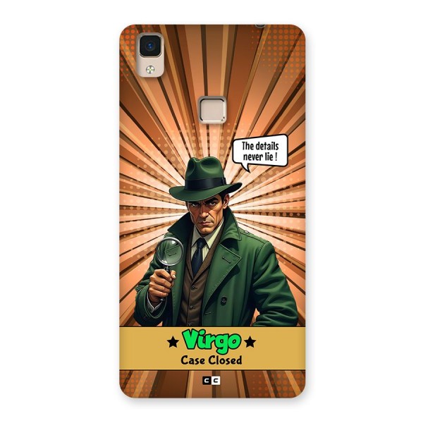 Detective Virgo Back Case for V3 Max