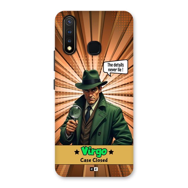 Detective Virgo Back Case for Vivo Y19