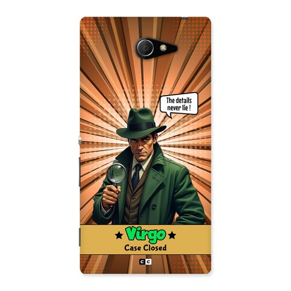 Detective Virgo Back Case for Xperia M2