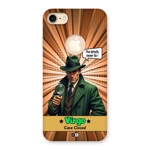 Detective Virgo Back Case for iPhone 8 Logo Cut