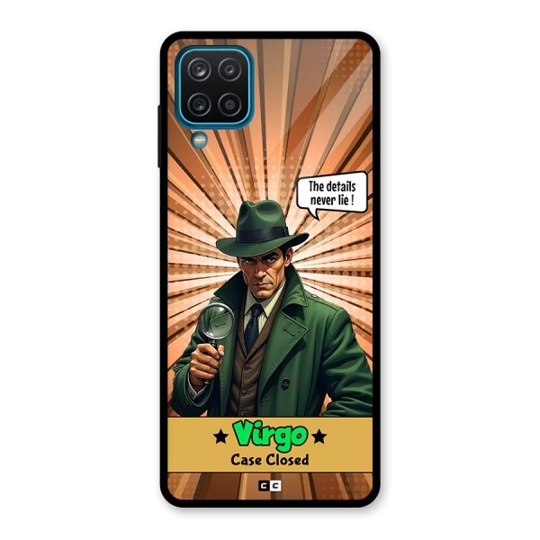 Detective Virgo Glass Back Case for Galaxy A12