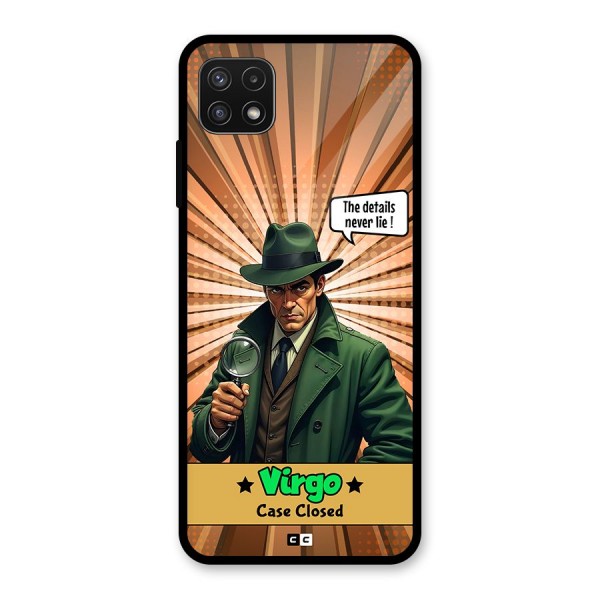 Detective Virgo Glass Back Case for Galaxy A22 5G