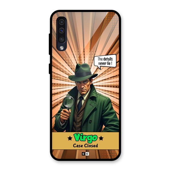 Detective Virgo Glass Back Case for Galaxy A50