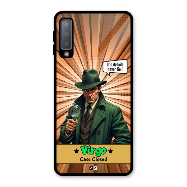 Detective Virgo Glass Back Case for Galaxy A7 (2018)