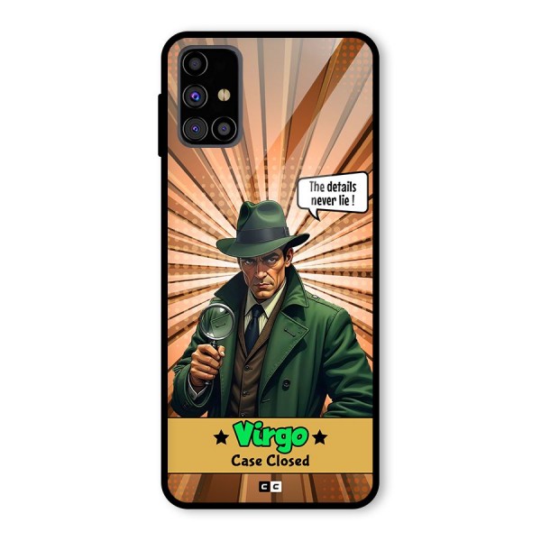 Detective Virgo Glass Back Case for Galaxy M31s