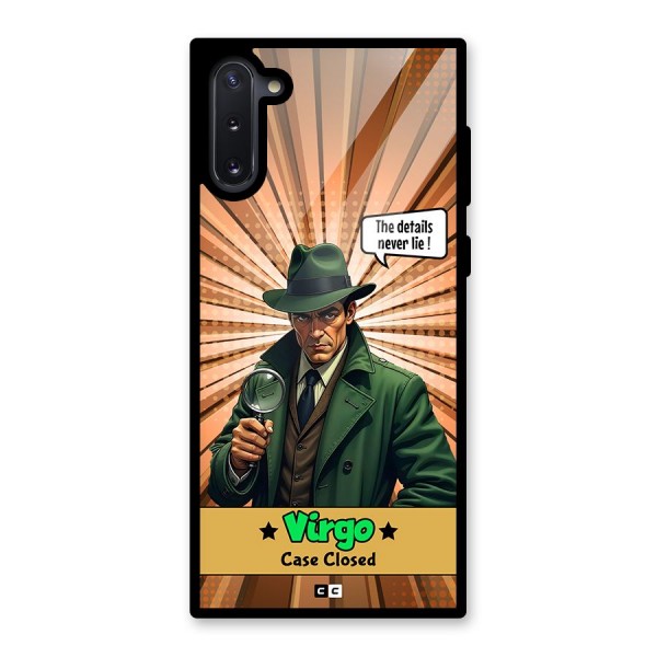 Detective Virgo Glass Back Case for Galaxy Note 10