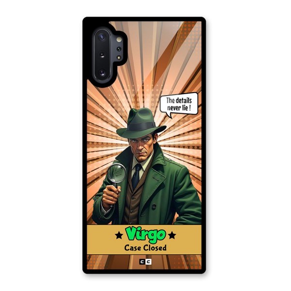 Detective Virgo Glass Back Case for Galaxy Note 10 Plus