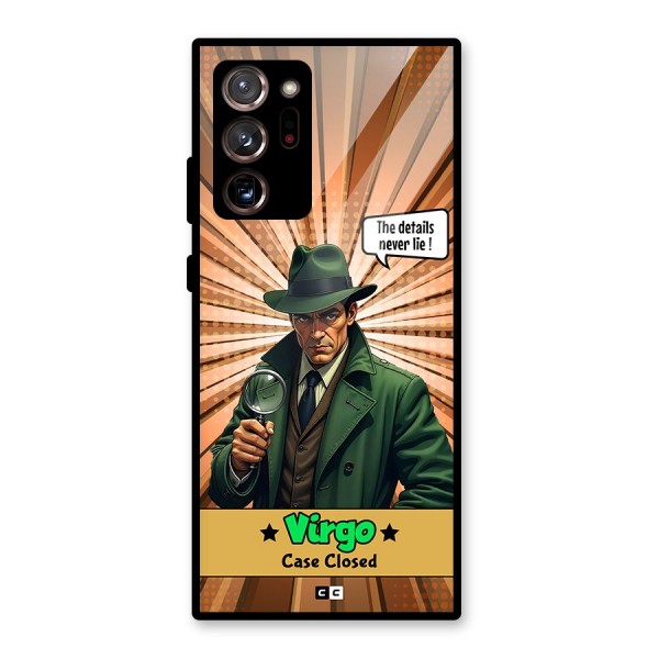 Detective Virgo Glass Back Case for Galaxy Note 20 Ultra