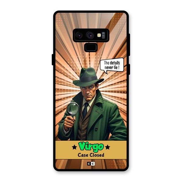 Detective Virgo Glass Back Case for Galaxy Note 9