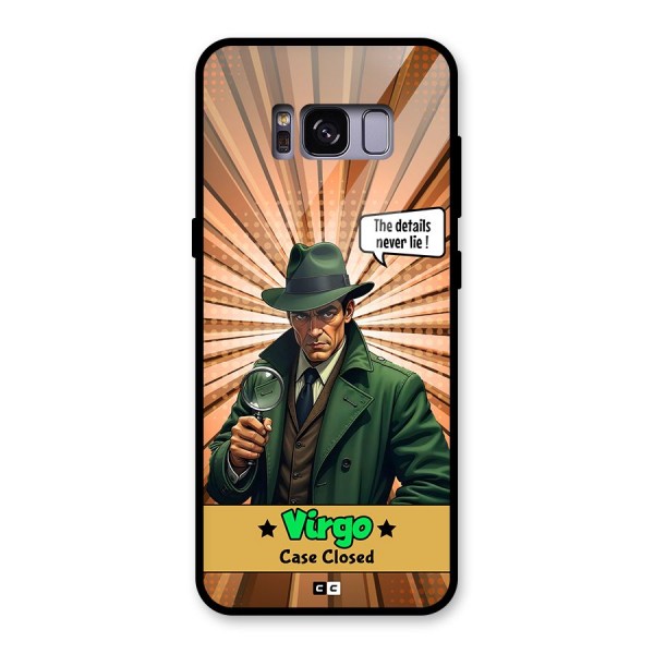 Detective Virgo Glass Back Case for Galaxy S8